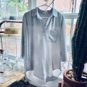 Cloth & Stone Women’s Top Light Gray Size M